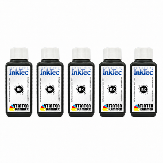 InkTec Tinte Schwarz Pigment für Epson - 5 Liter Kanister