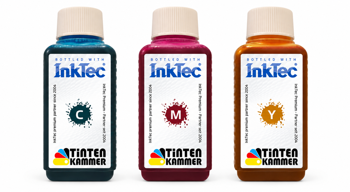 InkTec Pigmenttinte für Epson 16 / 16XL – Nachfülltinte für WF-2510, WF-2630, WF-2650, WF-2750
