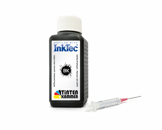 InkTec Refill schwarz pigment Tinte für HP 302 - 100 ml