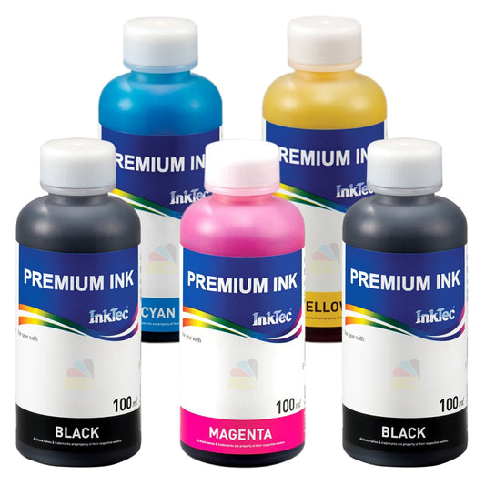 InkTec Tinte für Canon PGI-550 CLI-551 - 5 x 100 ml