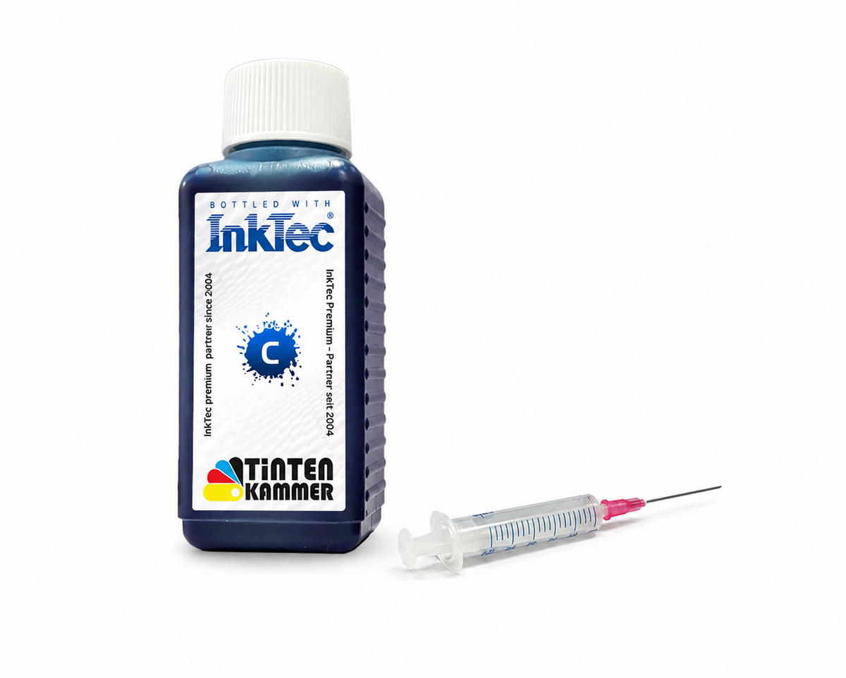 InkTec Tinte Cyan Dye für Epson 603 / 603XL - 100 ml