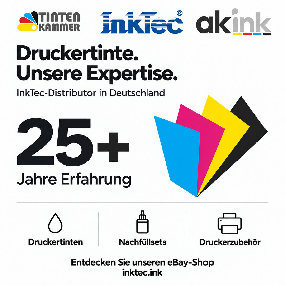 InkTec Tinte Pigment für HP 953XL - 4x 1 Liter